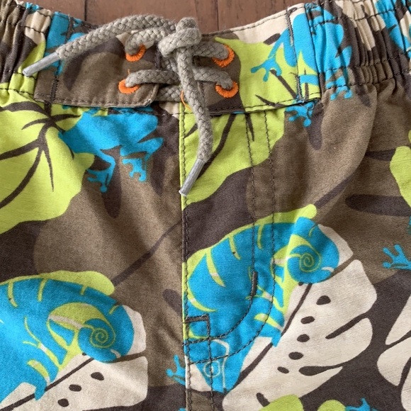 4/$20 Janie and jack frog palm leaf swim trunks - Picture 2 of 5